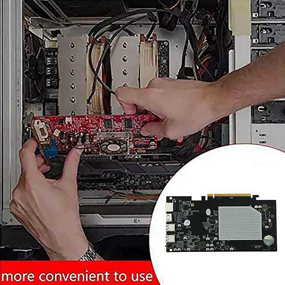 Eth-hsw2 Btc Mining Motherboard with 128g Ssd+8g Ram+4x Power Cord