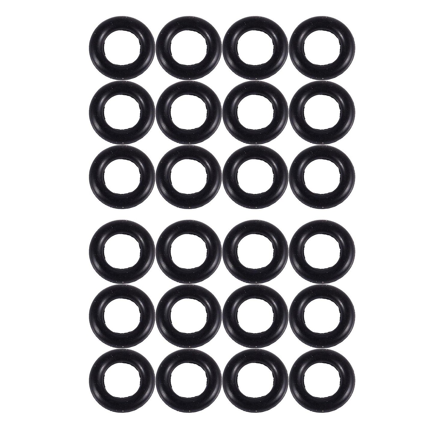 Schwarz 9 Mm X 2.0 Mm Rubber Dichtscheiben O Rings 12 Pcs