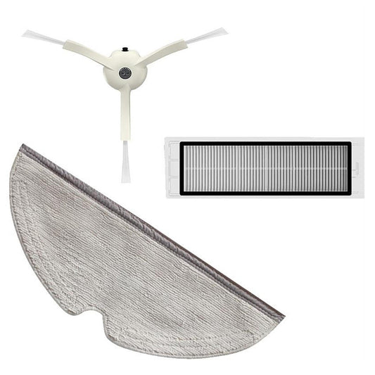 Hepa Filter Side Brush Rag for Xiaomi Roborock S5 Max S6 Maxv S50 S51