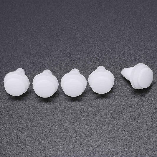 20 Pcs Car White Rivet Door Trim Clips Fastener