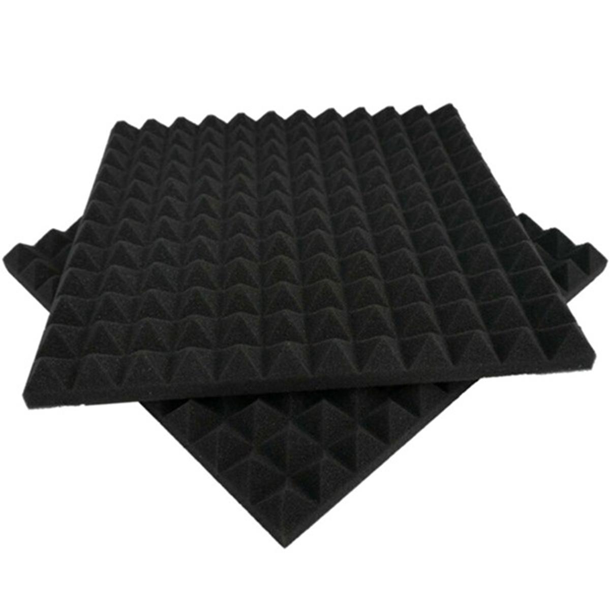 6 Pcs Acoustic Panels Foam Board Studio Sound-absorbing Wedge Tiles
