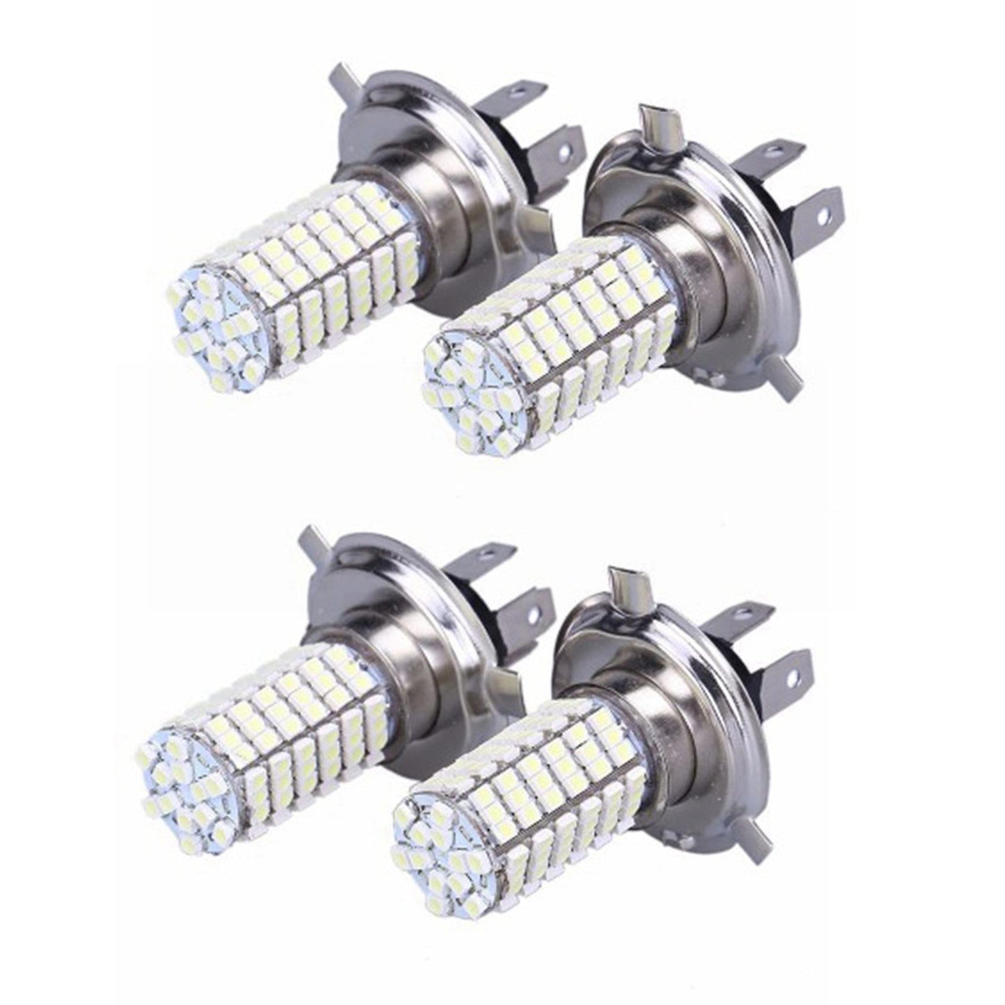 2pc H4 Led Bulb Car Fog Lights 120smd Led Motorcycle Headlight 12v