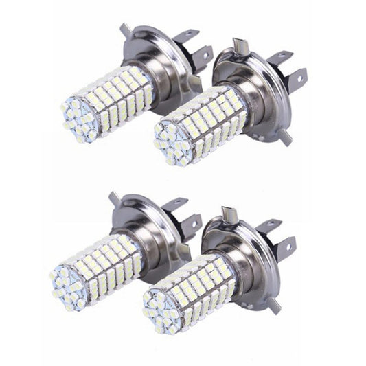 2pc H4 Led Bulb Car Fog Lights 120smd Led Motorcycle Headlight 12v