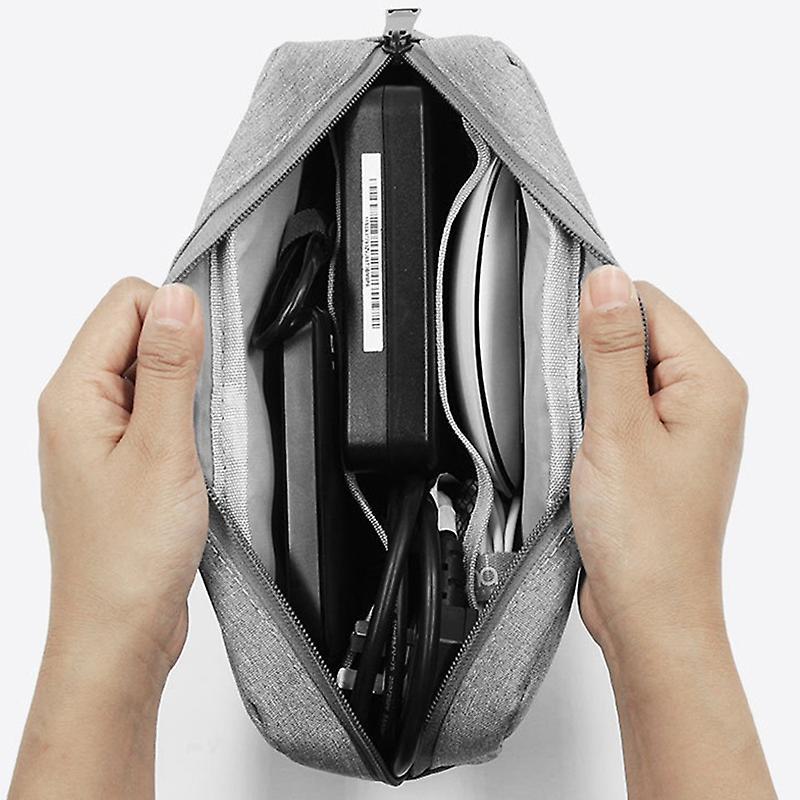 Boona Portable Travel Storage Bag for Laptop Power Adapter,black