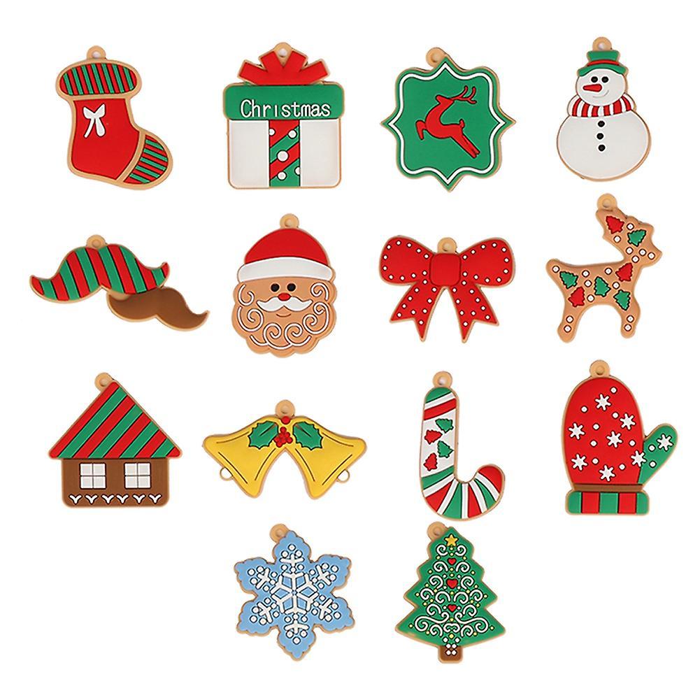 14pcs Christmas Decorations,christmas Tree Gingerbread Man