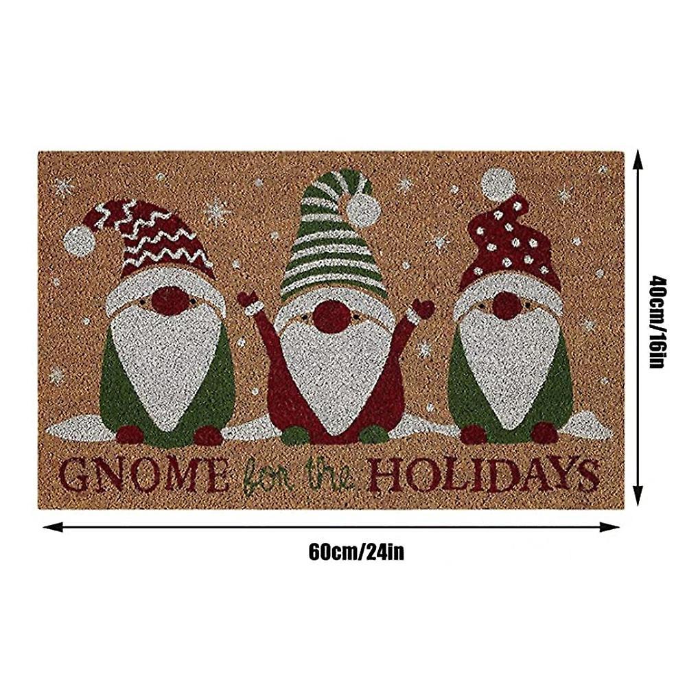 Christmas Halloween Dwarf Doormat Blanket Front Door Decorations