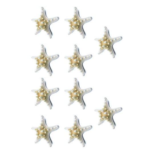 10pcs/lots Crafts White Bread Sea Shell Starfish, Fashion Handicrafts