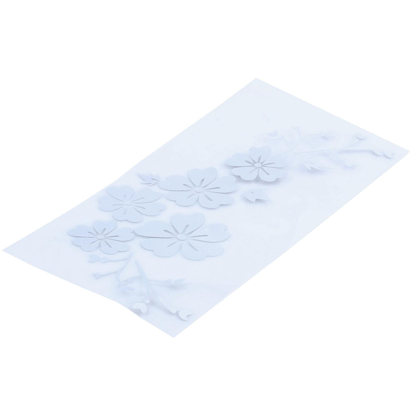 Noir Sticker Voiture Fleur Autocollant Etanche Amovible Deco Vehicule