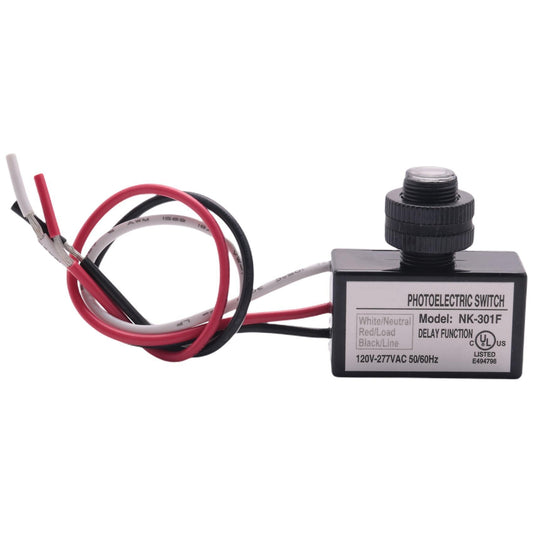 Photocell Switch Nk-301f 120-277v Dusk to Dawn Sensor