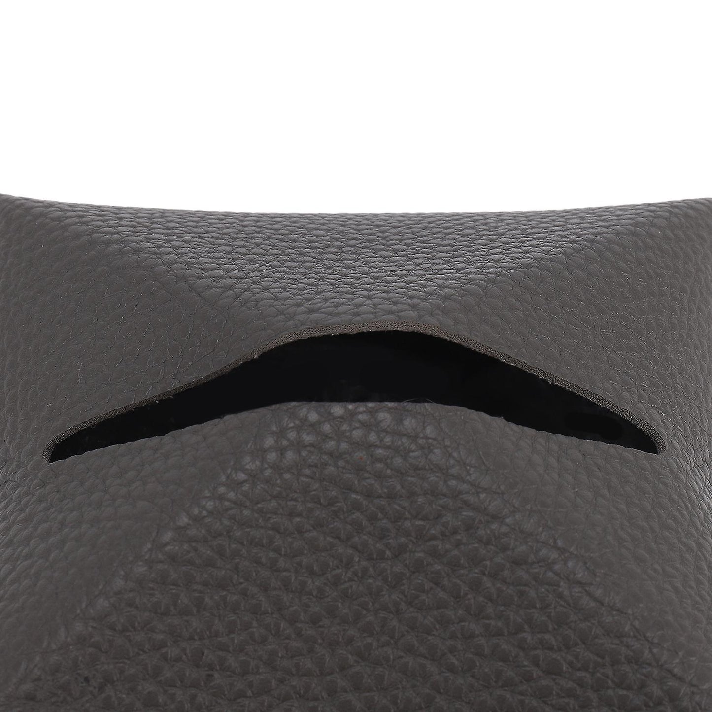 Pu Leather Square Tissue Box Holder - Decorative Holder-dark Gray