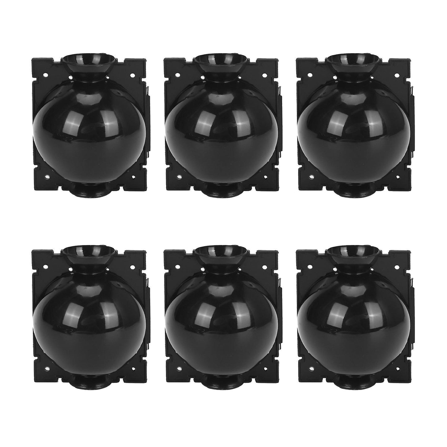 6pcs Black Plant Box Tree Compression Branch Propagation Bulb Rooting