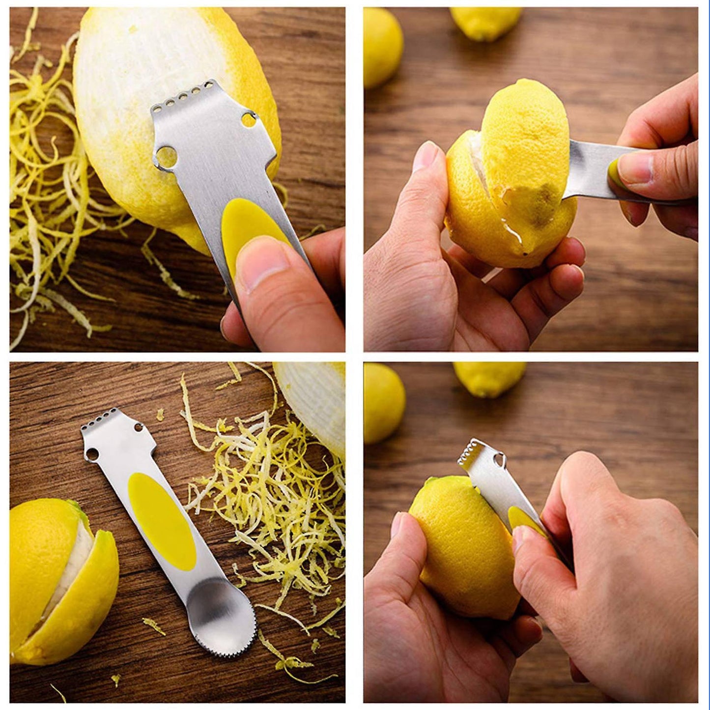 Multifunction Cheese Grater Lemon Peeler Skin Mover Peel Zester Blade
