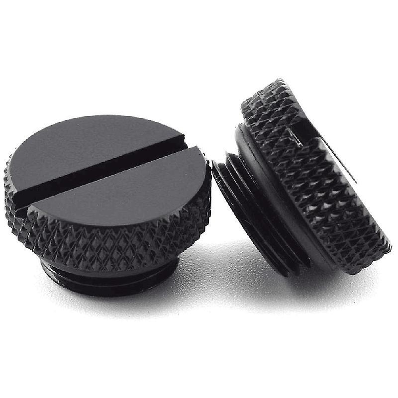 4-pack G1/4 Inch Plug Fitting with Coin Slot for Pc Water Cooling