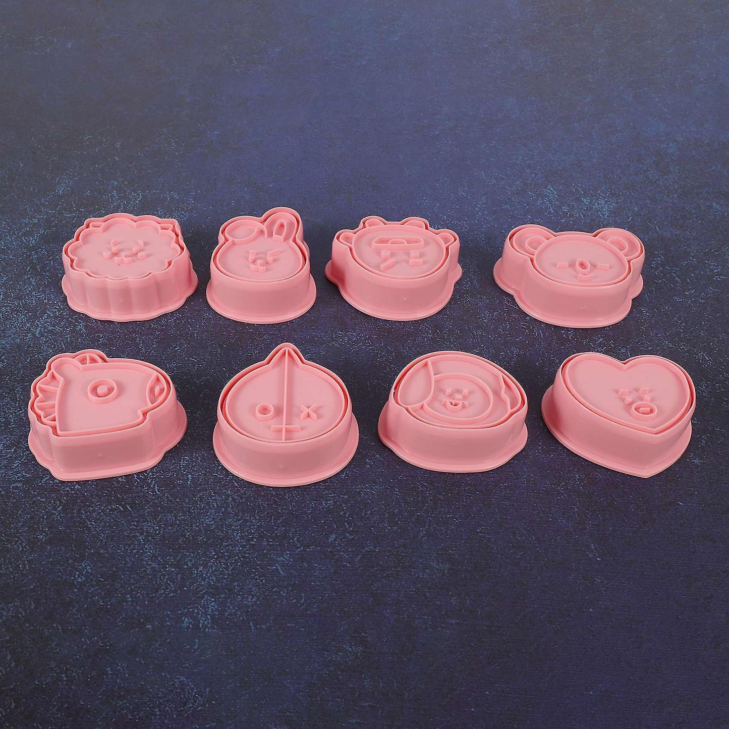 8pcs / Set Cartoon 3d Cookie Cutter Cookie Mould Baking Mould Cake