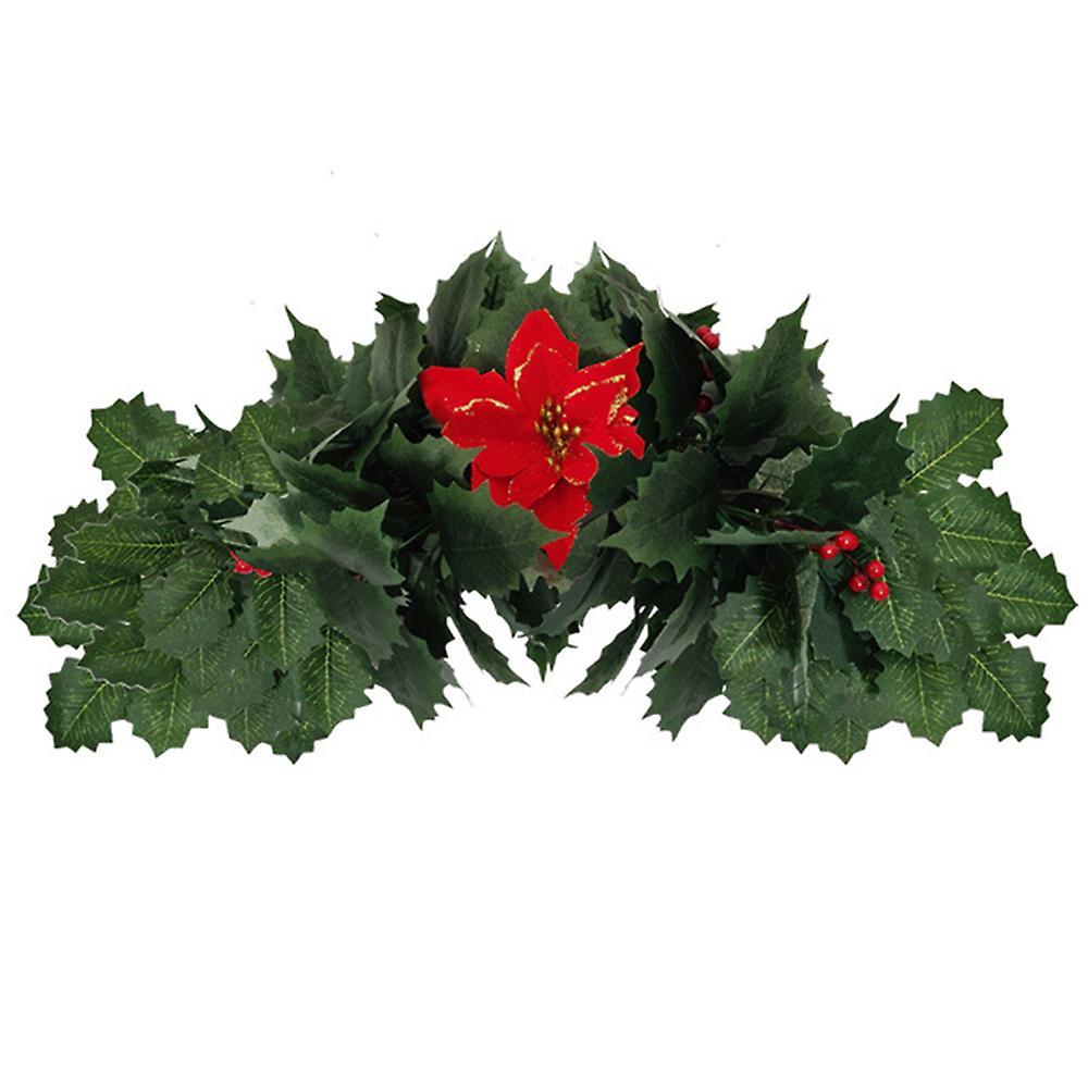 Christmas Artificial Red Pine Needles Door Decor Home Hotel Pendant B