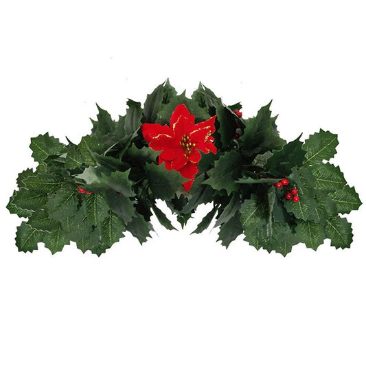 Christmas Artificial Red Pine Needles Door Decor Home Hotel Pendant B