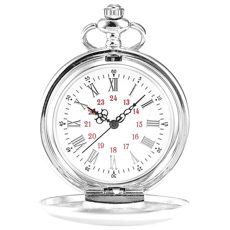 1pcs Portable Cute Mini Cartoon Multi-function Table Clockswhite