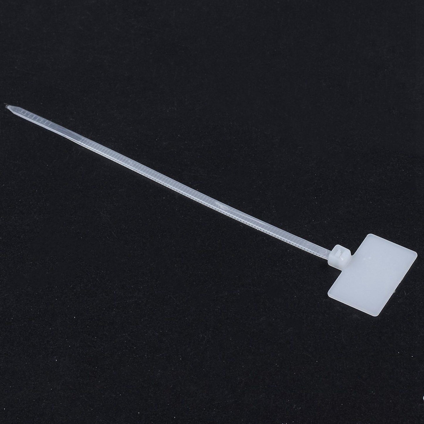50pcs Nylon Cable Tie Label Network Zipper Trim Wrap Ring Line Label
