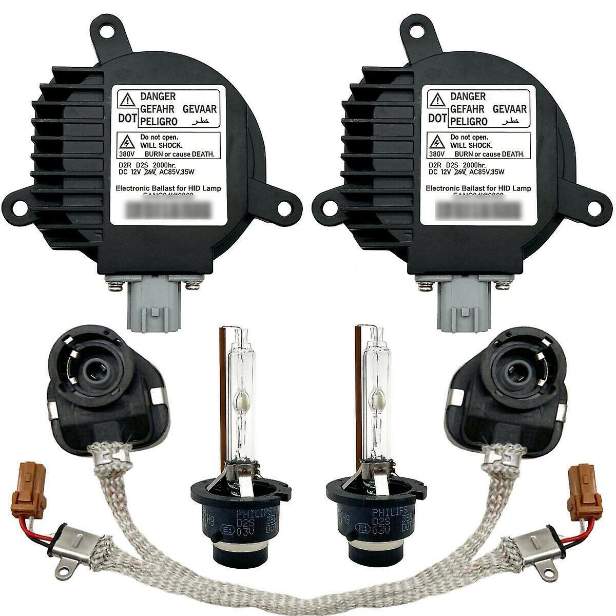 2x for Nissan Xenon Ballast Igniter & Hid D2s Bulb Lamp Computer