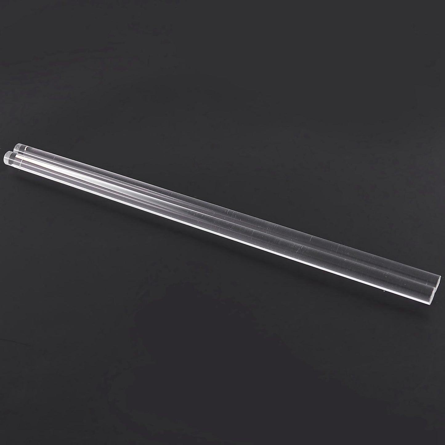 2pcs 10mm Clear Round Perspex Acrylic Pmma Extruded Rod 12" Length