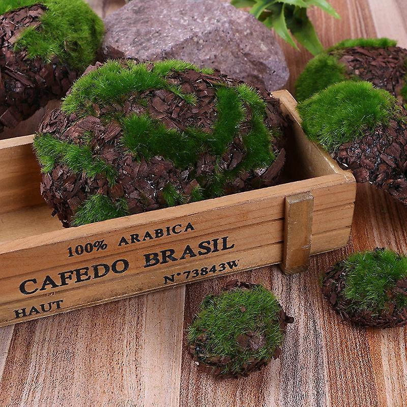 12 Pcs Artificial Moss Rocks Decorative,for Garden Decor Diy Floral