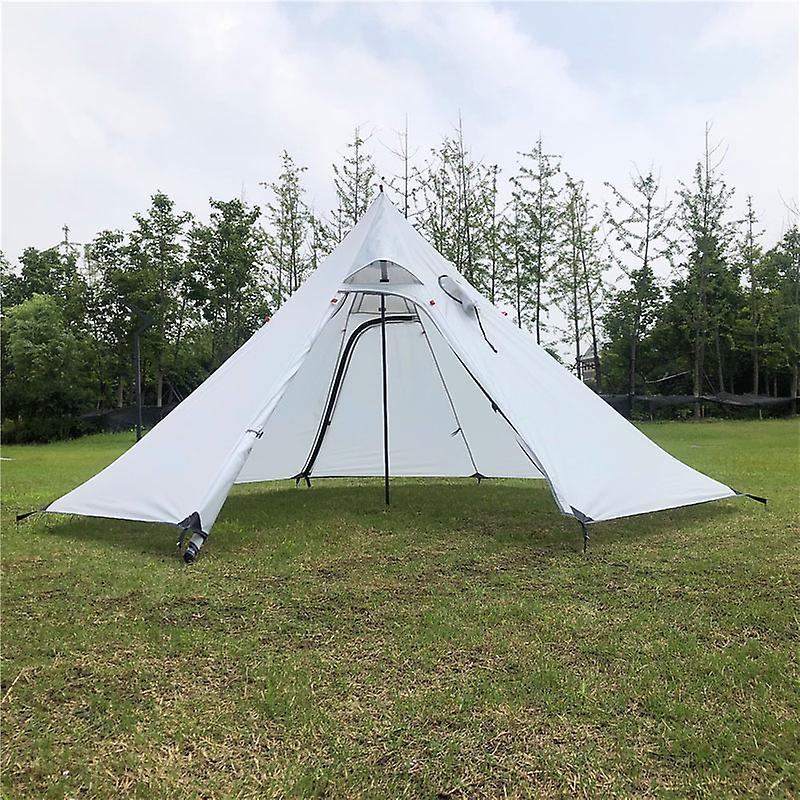 Large Sun Shade Shelter Teepee with Stove Pipe Hole for Outdoor