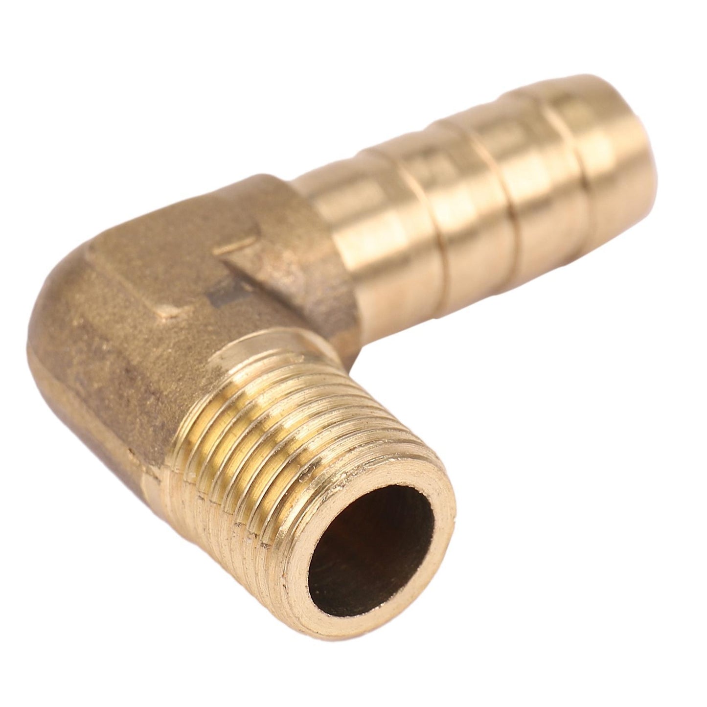 8mm Hosex3/8"male Thread 90 Degree Brass Elbow Barb Coupler Connector