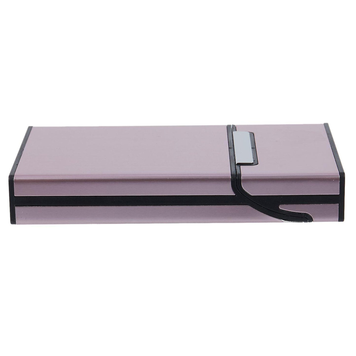 New Ultra Thin Cigaret Case Metal Women Cigarette Holder(gold)