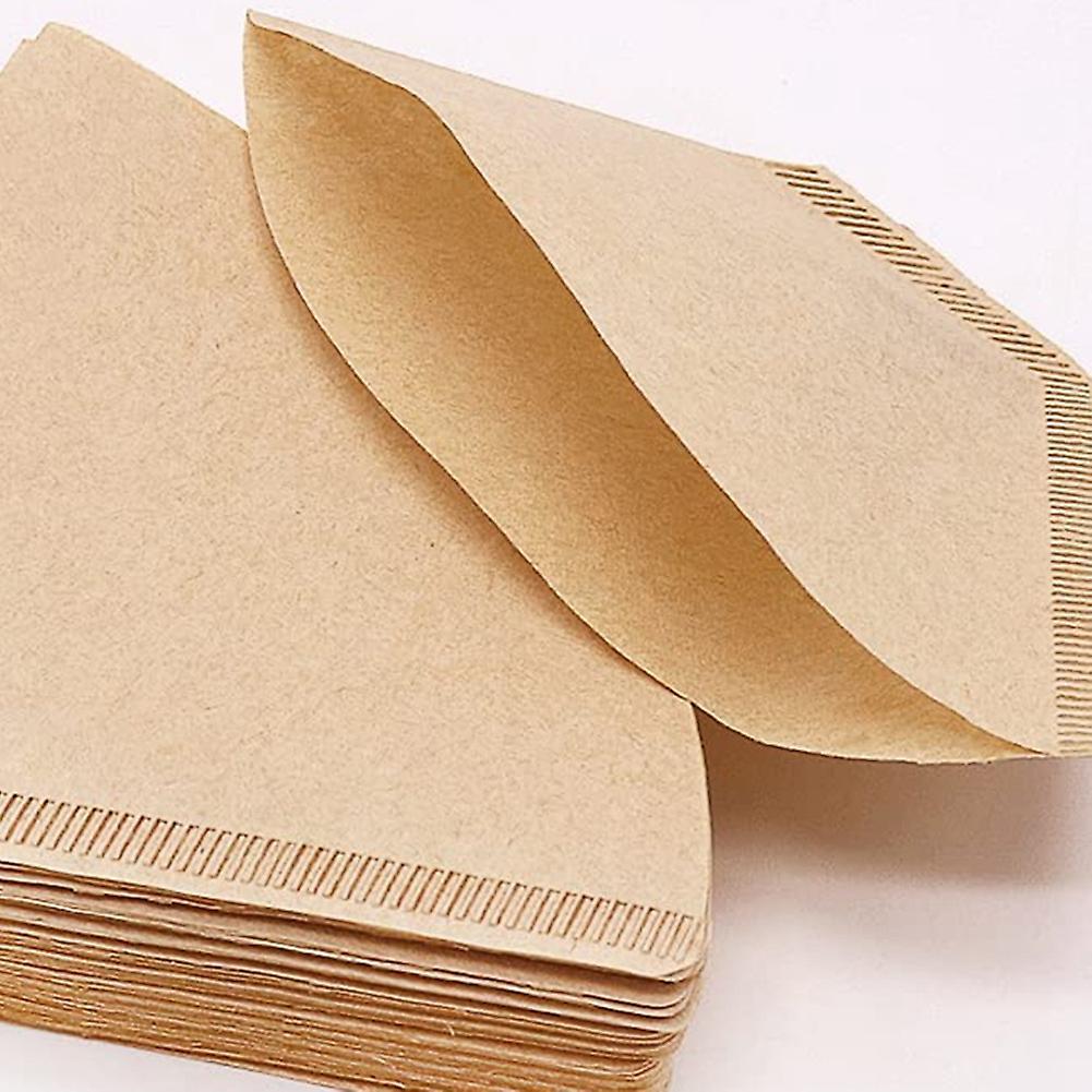 100pcs Coffee Filter Coffee Dripper Filter Paper Brewer V60 Filter