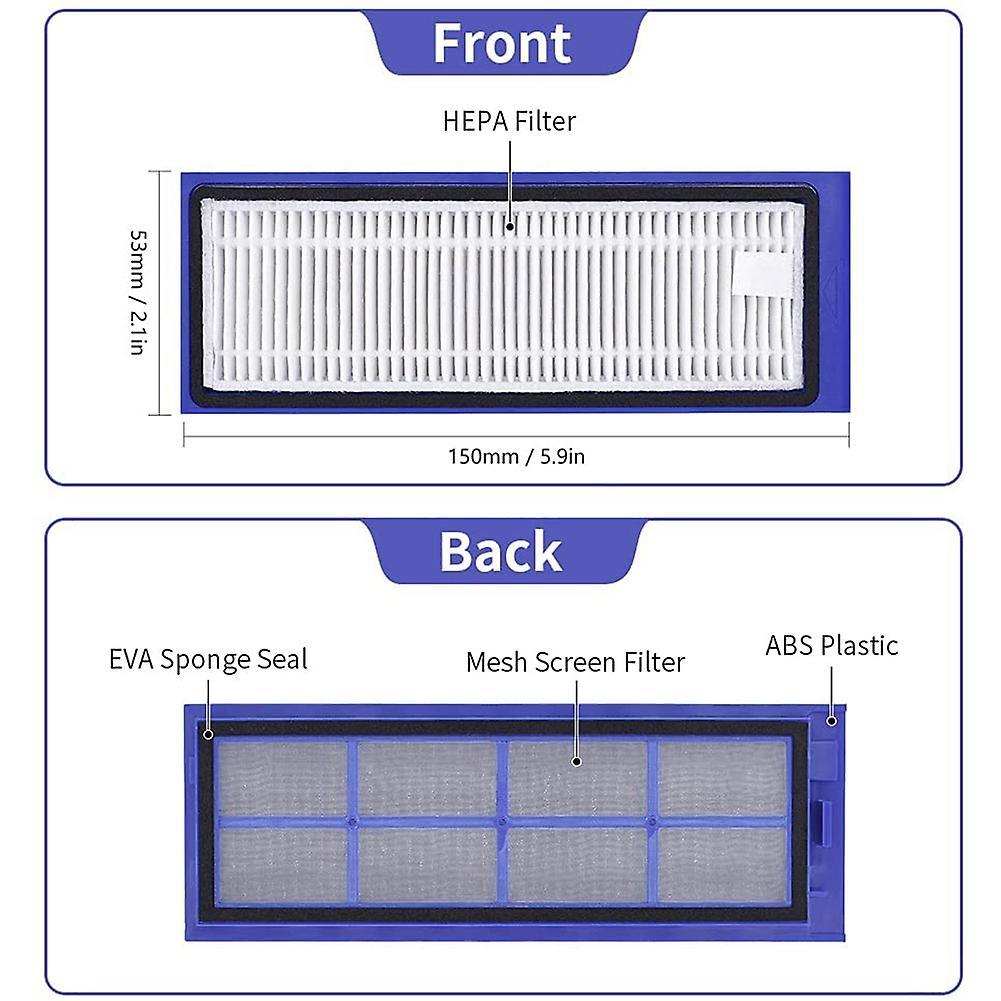 Hepa Filter for Eufy Robovac L70 Hybrid Robot Vacuum Parts, 4-pack