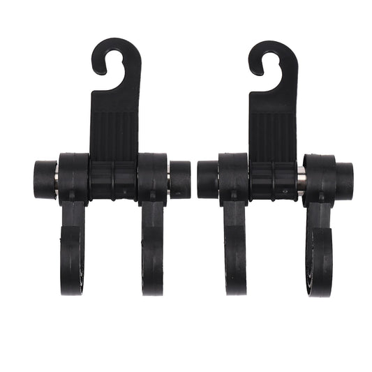 2x Car Hooks Back Seat Hidden Headrest Hanger, Universal Holder