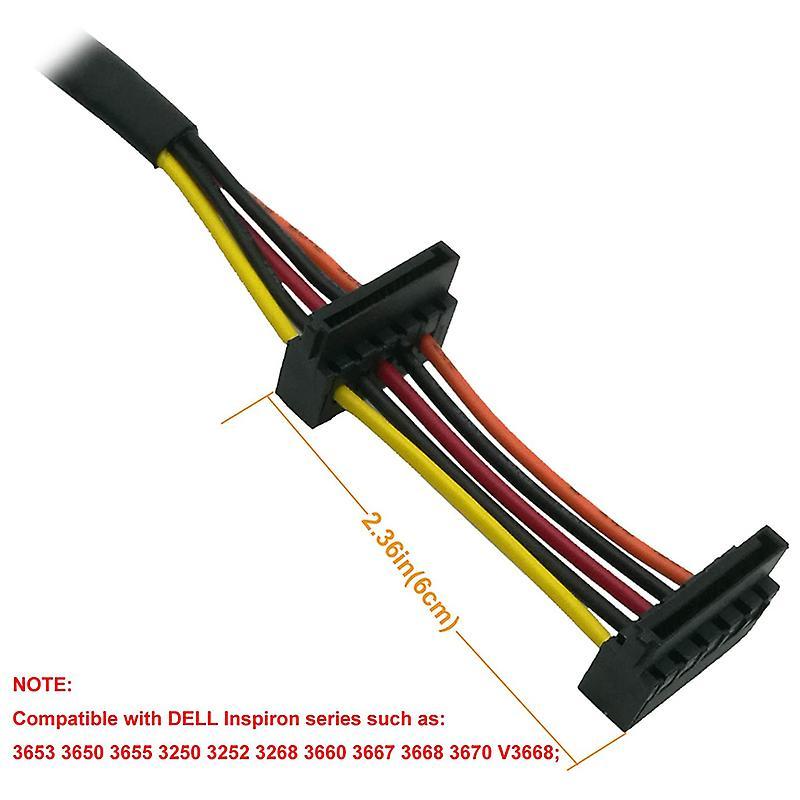 Hdd Sata Power Cable Atx Adapter for Dell Inspiron 3653 3650 Series