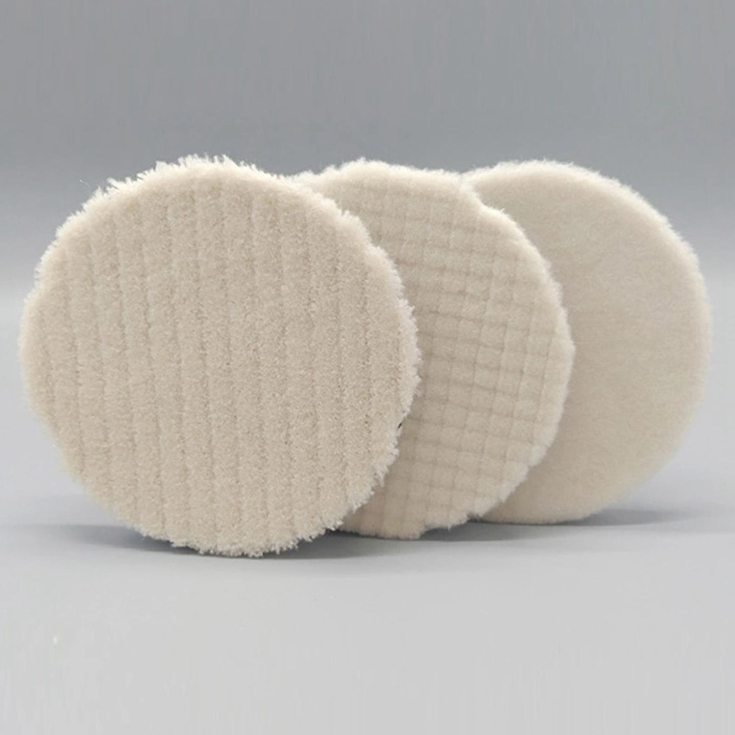 3pcs 5 Inch Wool Polishing Pad, for Car Polishing, Waxing, Grinding