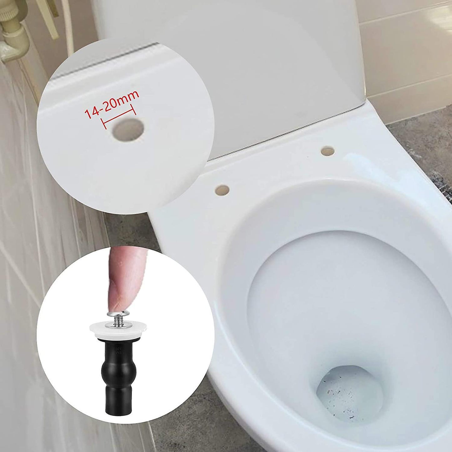 Toilet Seat Screws,universal Rubber Wc Blind Hole Plastic Washers Nut