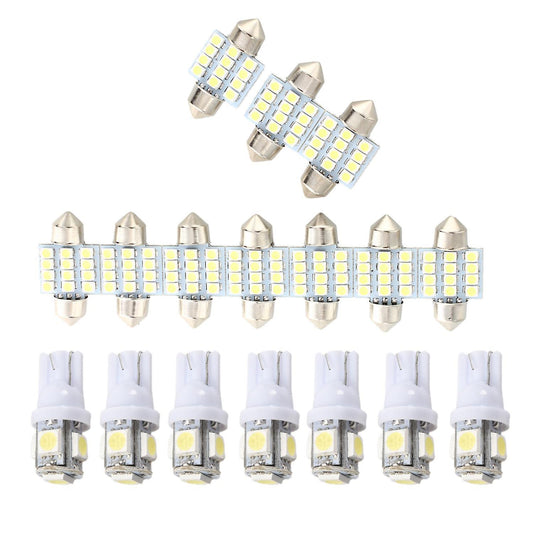 10 X White 12 Smd Led Festoon Interior Dome Bulb Light 31mm