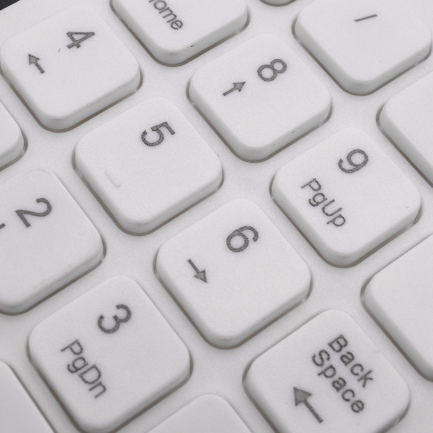 Mini Usb Wired Numeric Keypad Numpad 18 Keys Digital Keyboard (white)