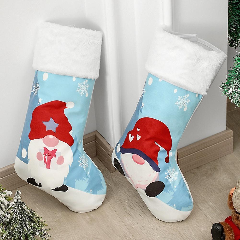 Christmas Decorations Printing Stocking Xmas Tree Hanging Pendant