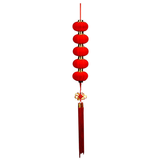 Lantern String Ornaments, A Series Of New Year's Day C