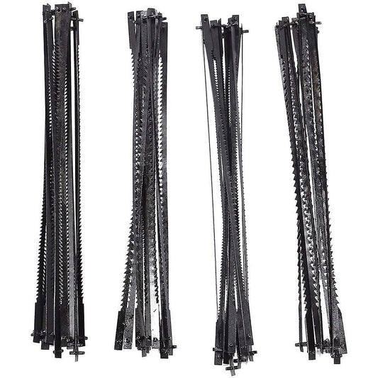 12pcs 5 Inch Pinned Scroll Saw Blades Tpi 10/15/18/24 for Woodworking