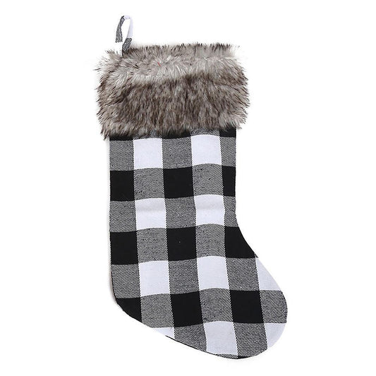 Christmas Stockings - Plaid Classic Large Christmas Stockings, A