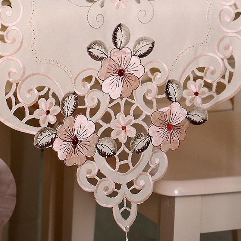 Embroidered Table Spreader Home Furnishing Rectangular Table Towel