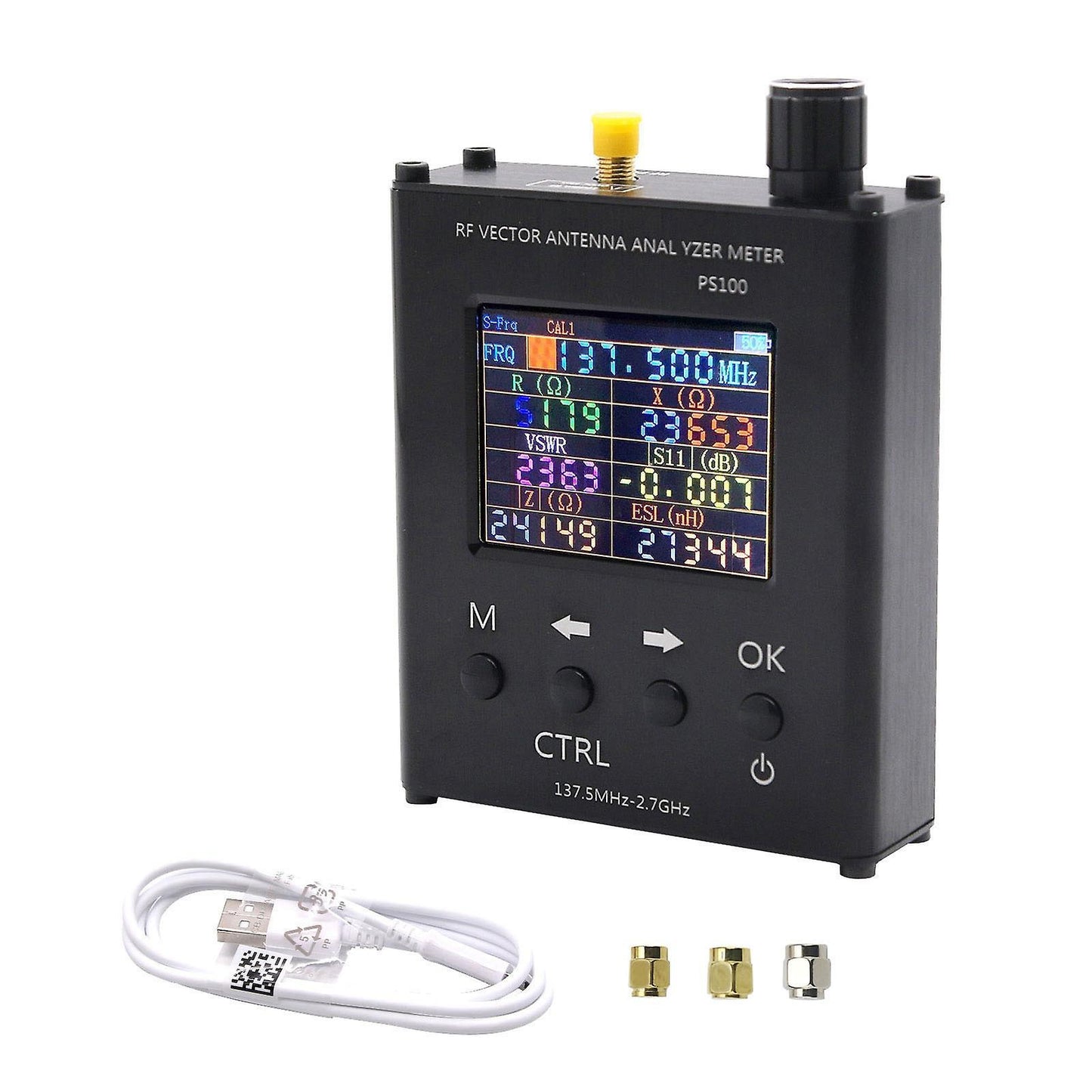 N1201sa+ 137.5mhz-2.7ghz Uv Rf Antenna Analyzer Swr Meter Tester