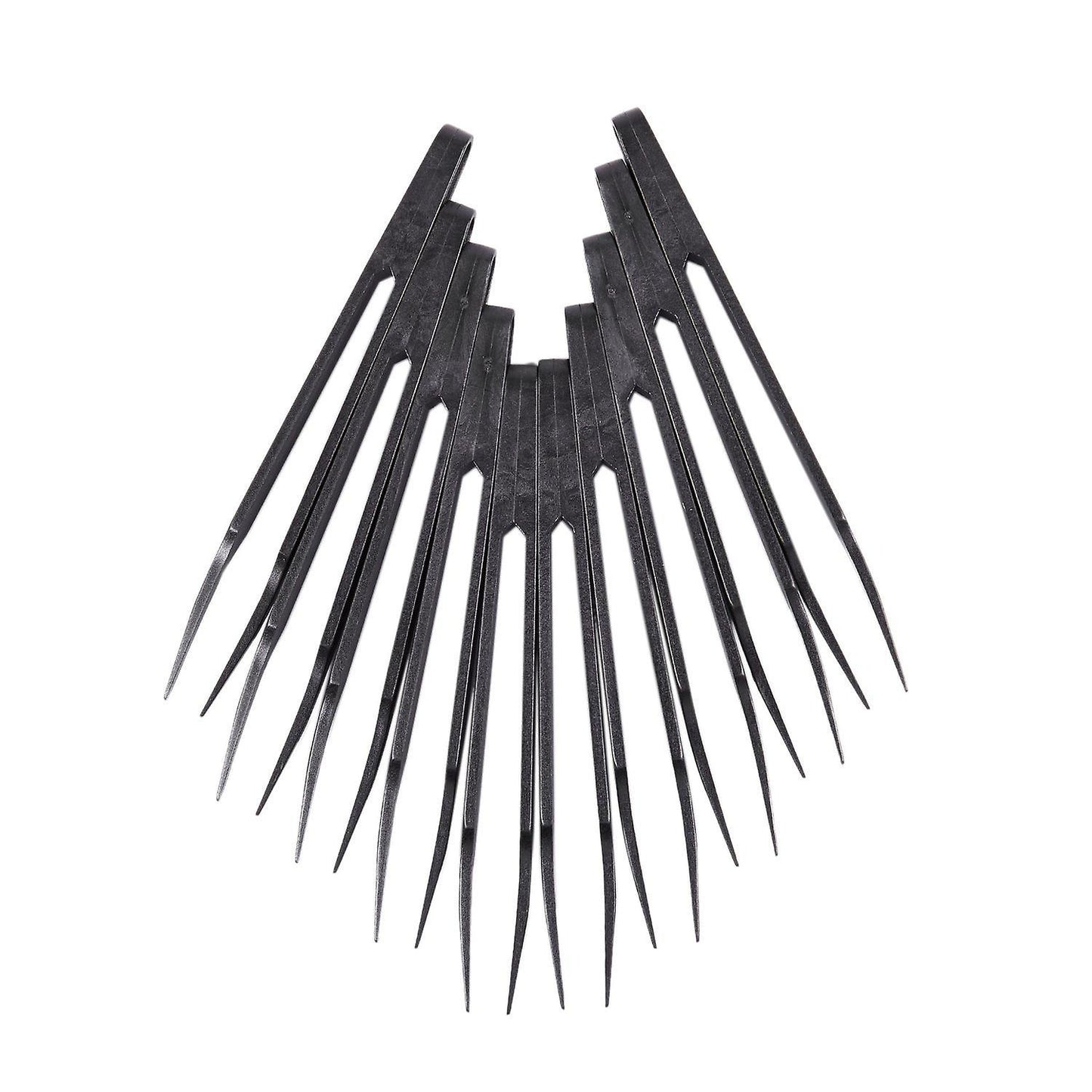 Plant Stainless Steel Curved Tweezer Clip for Fish Tank