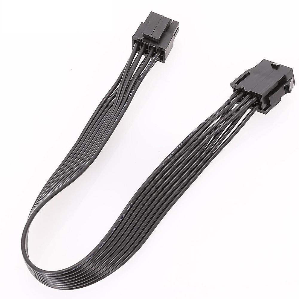 2pcs Computer Cpu 8pin to 4+4 Pin Power Supply Extension Cable 30cm