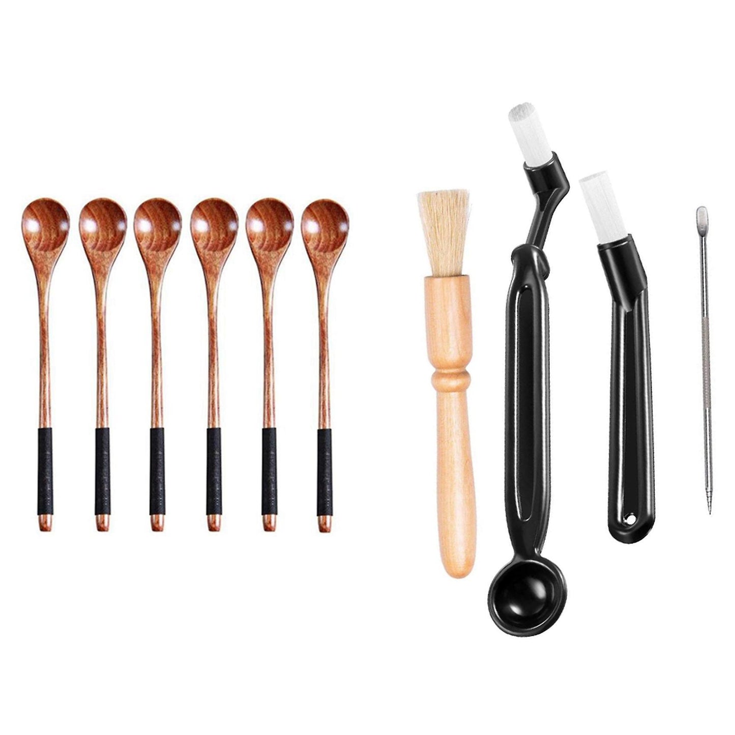 4pcs Coffee Machine Cleaning Set Coffee Grinder Group Cleaning Brush