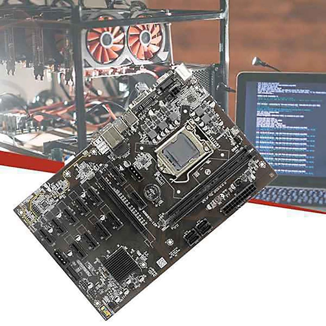 B250b Btc Mining Motherboard with G3900 Cpu+thermal Grease+cooling