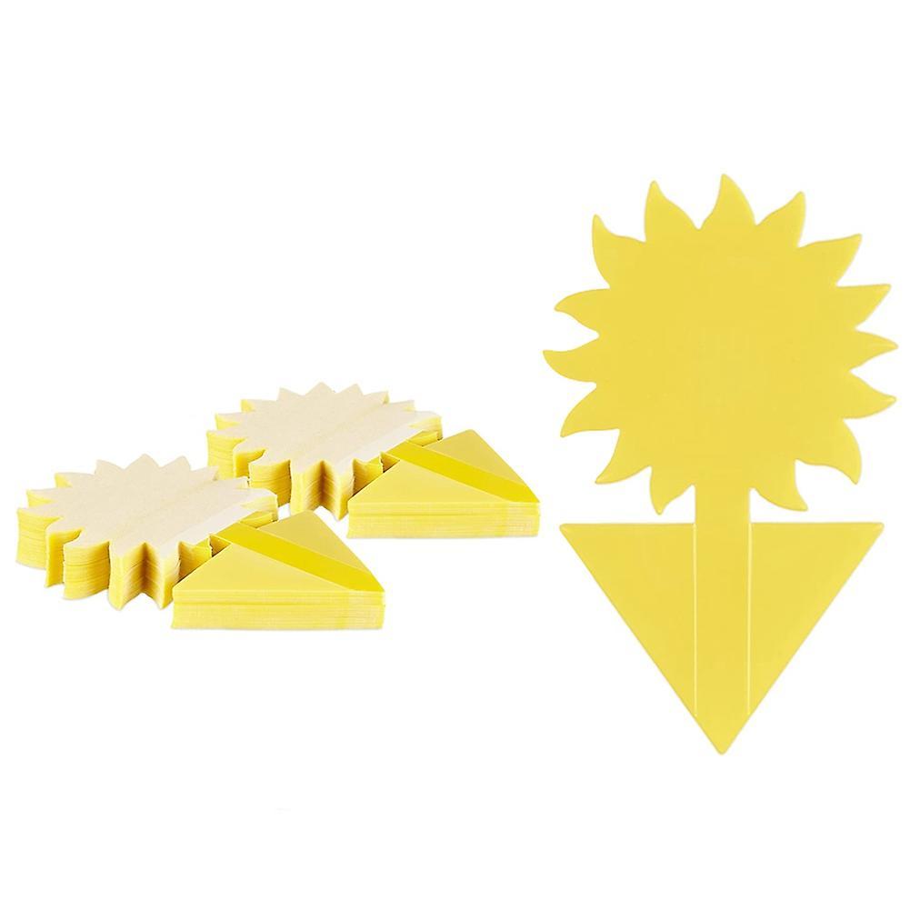 Yellow Sticker Gnats: 60 X Insecticide-free Adhesive Traps