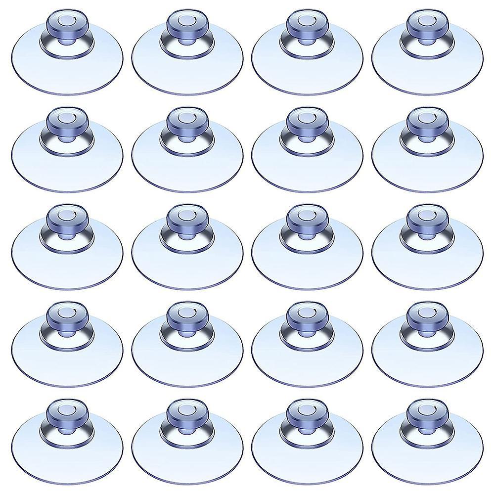 100pcs Transparent Suction Cups, for Outdoor, Kitchen,window 20mm