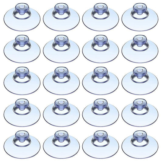100pcs Transparent Suction Cups, for Outdoor, Kitchen,window 20mm