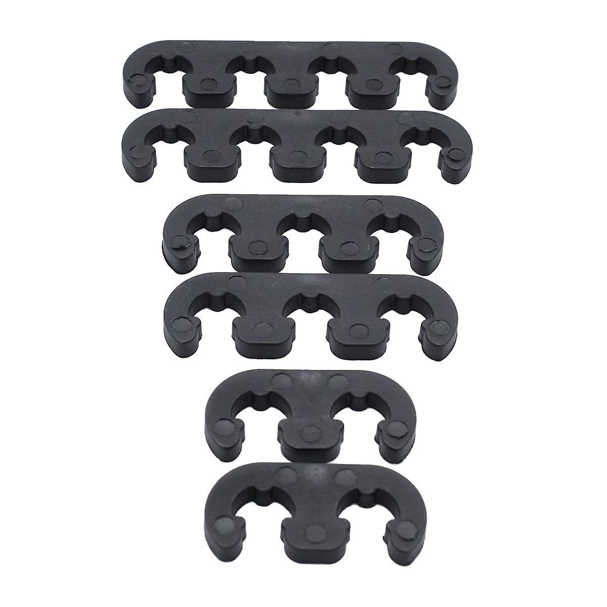 7mm 8mm Plastic Spark Plug Wire Separators Dividers Looms Black